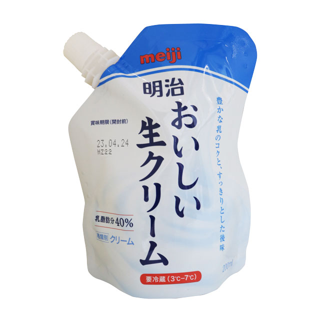 明治 おいしい生クリーム 200ml