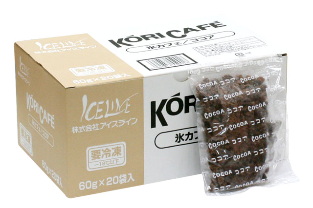 氷カフェ ココア 60g×20袋【F】｜文化祭、お祭り｜パン、お菓子の材料・器具専門店「マルサンパントリー」