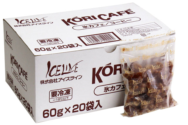 氷カフェ コーヒー 60g×20袋【F】｜文化祭、お祭り｜パン、お菓子の材料・器具専門店「マルサンパントリー」